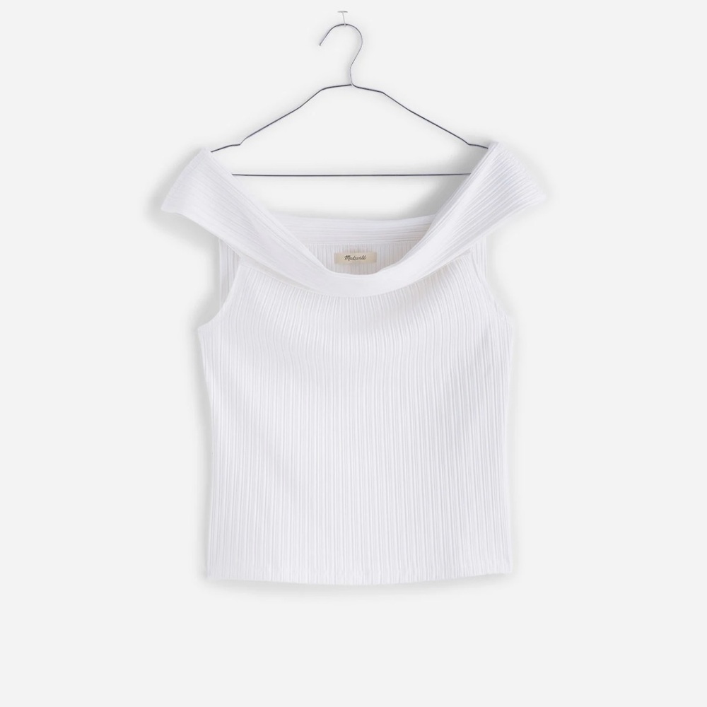 Madewell Ribbed Off-the-Shoulder Top